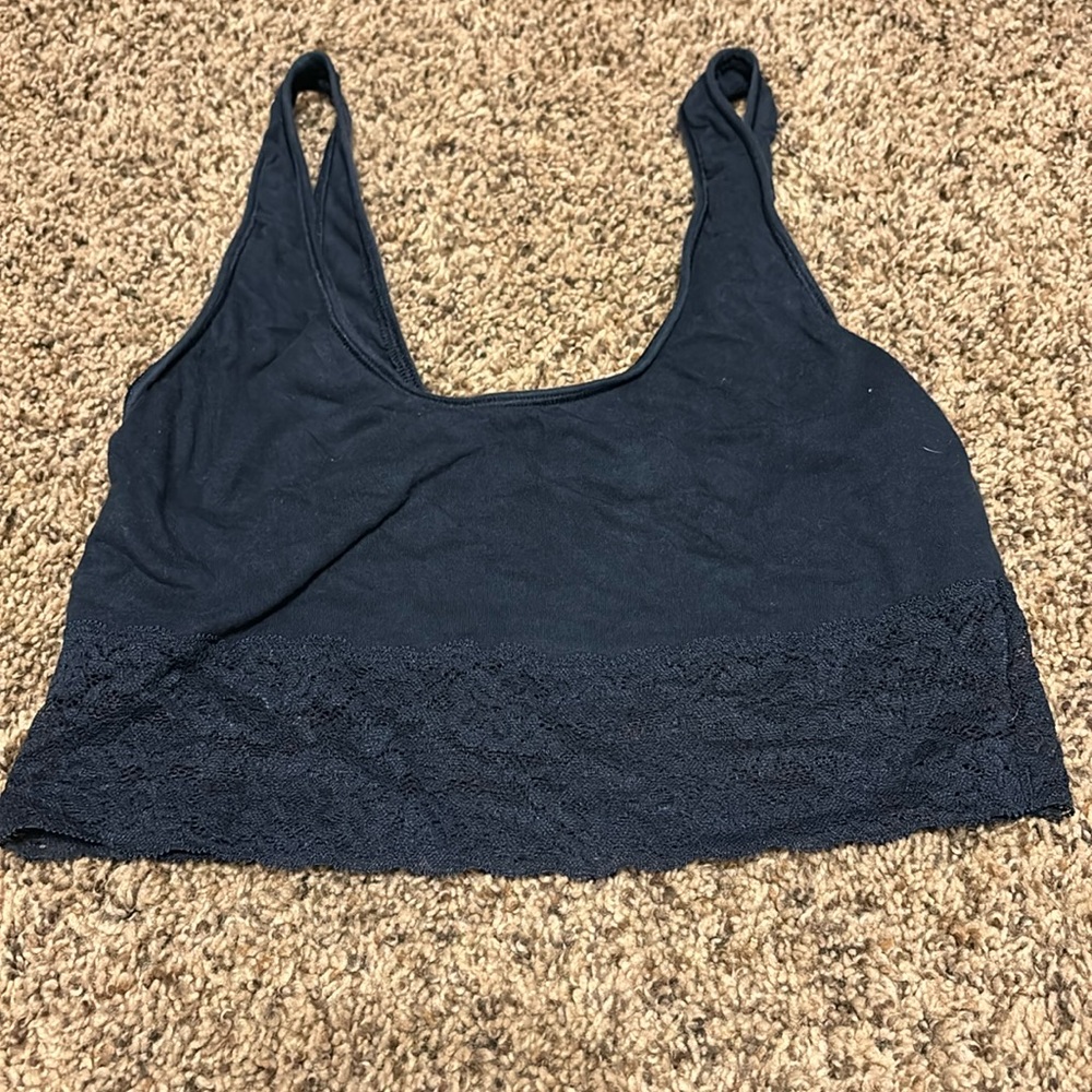 Hollister navy blue bra size small